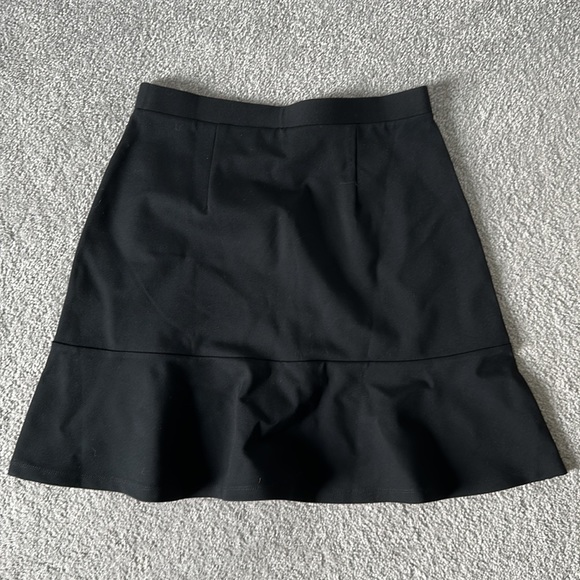 Loft black mini skirt with flare - Picture 3 of 3